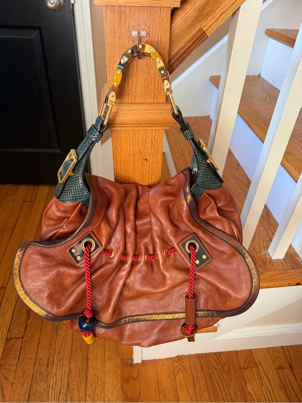 Louis Vuitton Limited Edition Monogram Epices Kalahari GM bag.